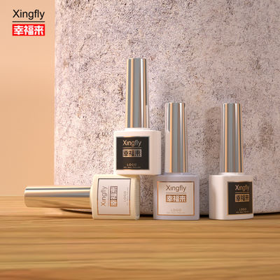 سعر جيد 7 مل زجاجة طلاء الأظافر تبرز مع تصميم زجاج مربع مخصص الانترنت