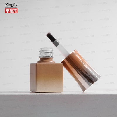 سعر جيد 7ml UV Gel Nail Polish Glass Bottles With Cap Brush Empty Bottle Factory Direct الانترنت