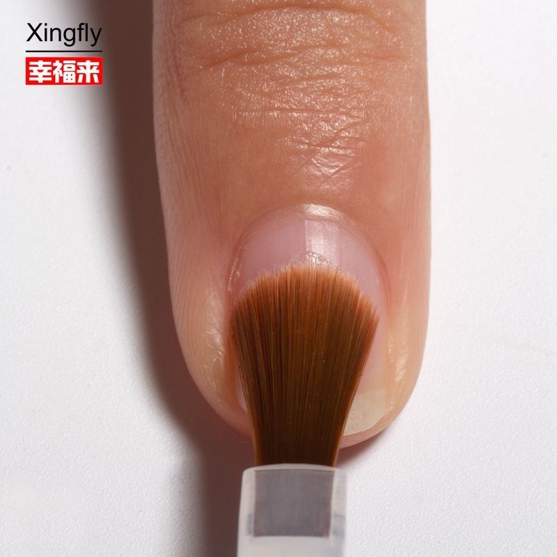 فرشاة أظافر نايلون استبدال فرشاة لـ Gel Nail Polish Base Top Coat Nail Glue Oil