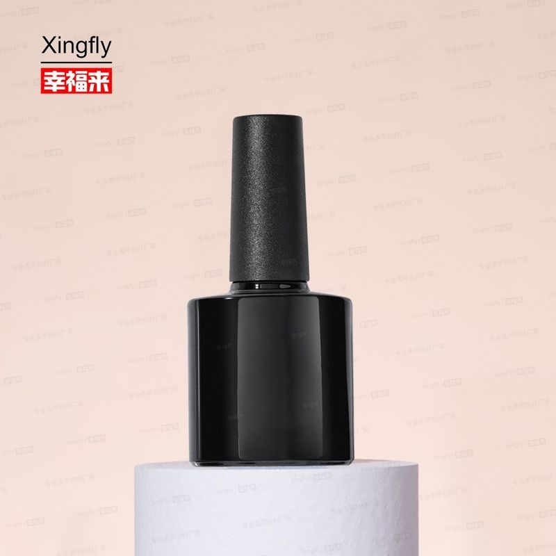 زجاجة زجاجية فارغة مع فرشاة غطاء مصنع بيع بالجملة لـ UV Gel nail polish