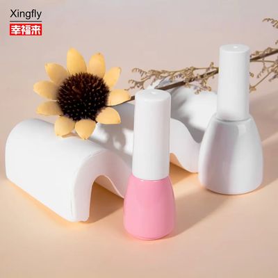 التعبئة التجميلية الزجاجية الفارغة طلاء الأظافر زجاجات سعة 7ml