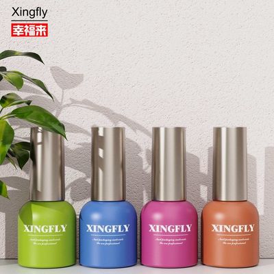 غيل UV 14ml طلاء أظافر زجاجة غيل طلاء أظافر زجاج فارغ بطاقات طلاء أظافر مطبوعة خصيصًا