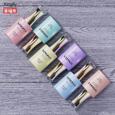 سعر جيد 15 مل زجاجة لون الأظافر المستديرة لون الأظافر الفارغ UV Gel التعبئة والتغليف التجميلي زجاجة لون الأظافر الانترنت
