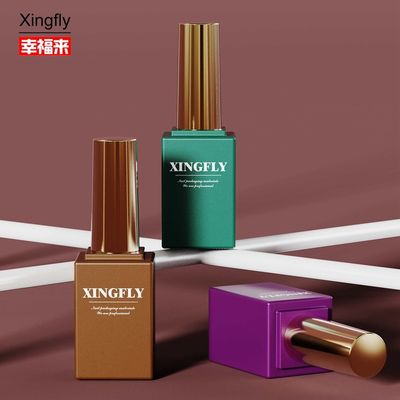 سعر جيد زجاجة مربعة لـ Gel Polish 14ml التعبئة والتغليف التجميلي زجاجة زجاجية مربعة لـ Gel Nail Polish الانترنت