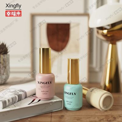 17ml جيل طلاء الأظافر فن الأظافر المستديرة المخصصة LOGO جيل طلاء الأظافر عبوة التعبئة والتغليف
